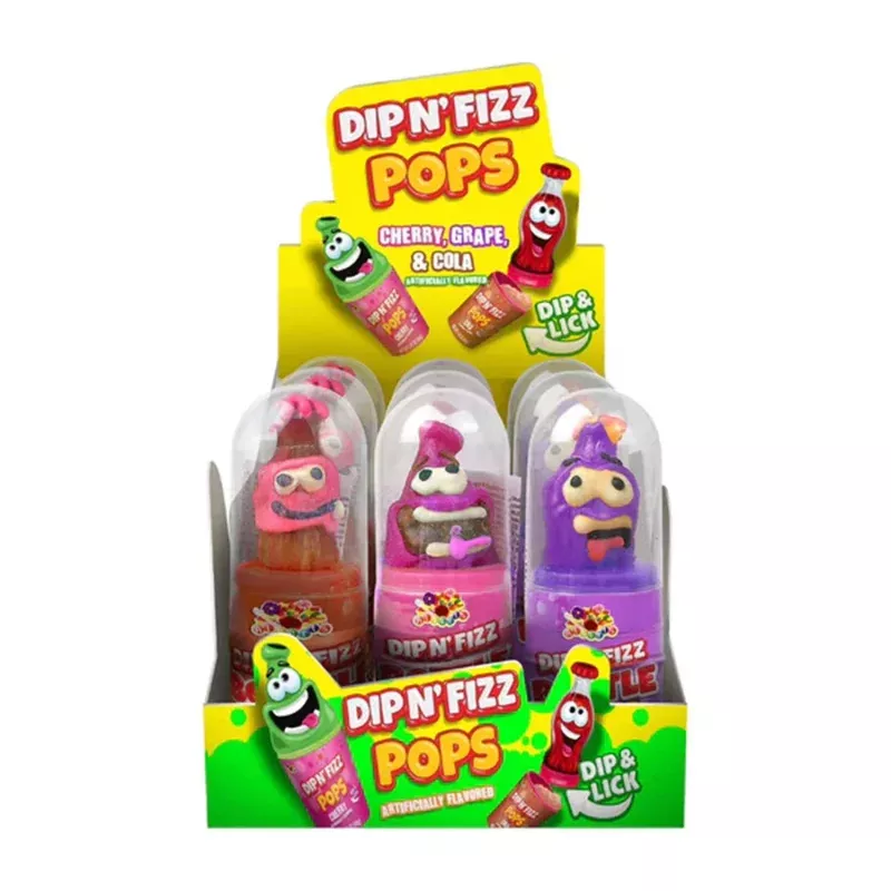 Alberts Dip N Fizz Bottle Pops 12ct