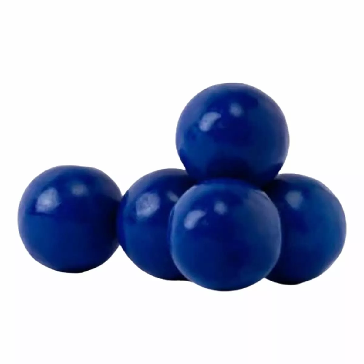 all city candy 1″ royal blue gumballs blue raspberry 3 lb. bulk bag