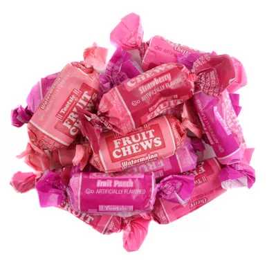 All Red Fruit Chews Tootsie Rolls