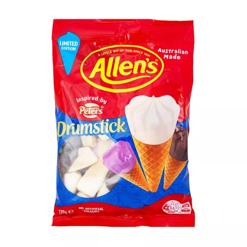 Allen’s Drumstick Ice Cream Gummies (Australia) – 170g