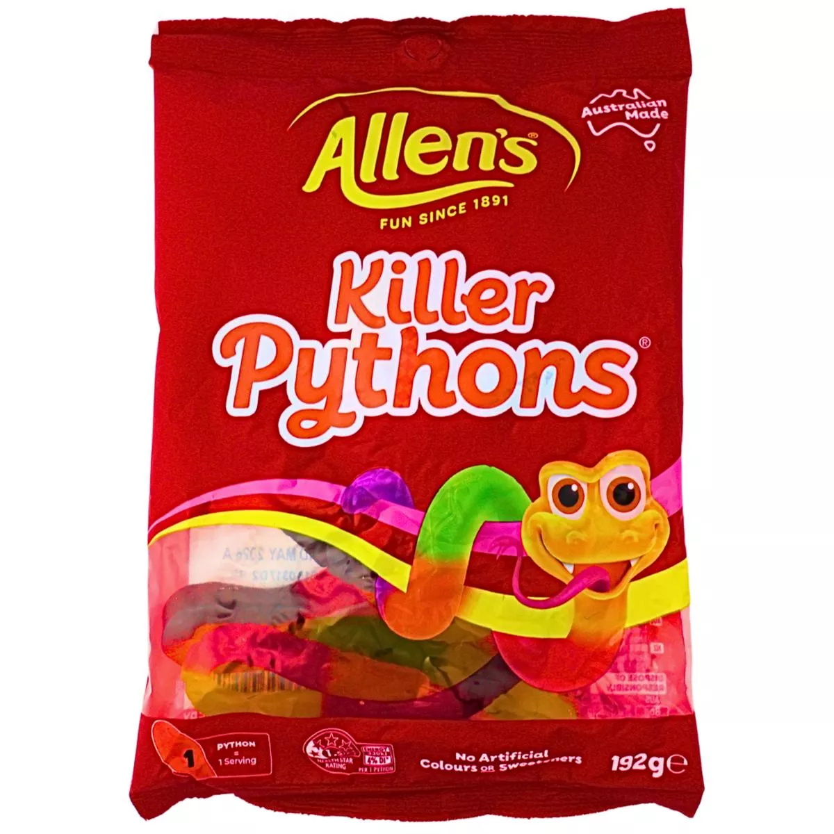 Allen’s Killer Pythons (Australia) – 192g *BB May 31 2026*