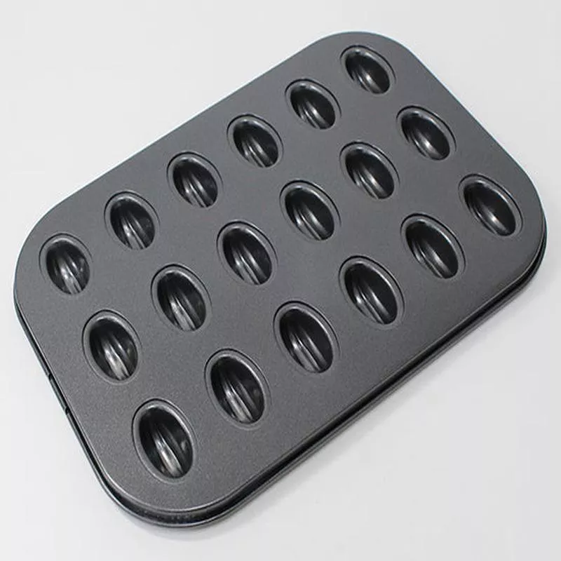 almond shaped mould non-stick 18cav (#104484)