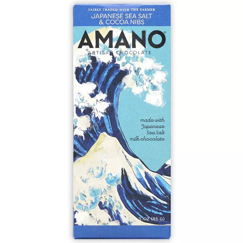 amano milk japanese sea salt & nibs