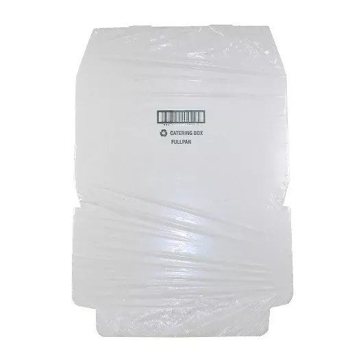 Amercare Royal 0339 Corrugated Catering Box Full Pan White - 1 Per Case