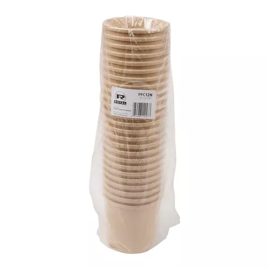 Amercare Royal 12 Ounce Kraft Paper Food Container 20 Packsof 25 Per Case Version Two