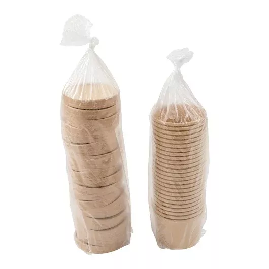 Amercare Royal 16 Ounce Kraft Paper Food Container and Lid Combo