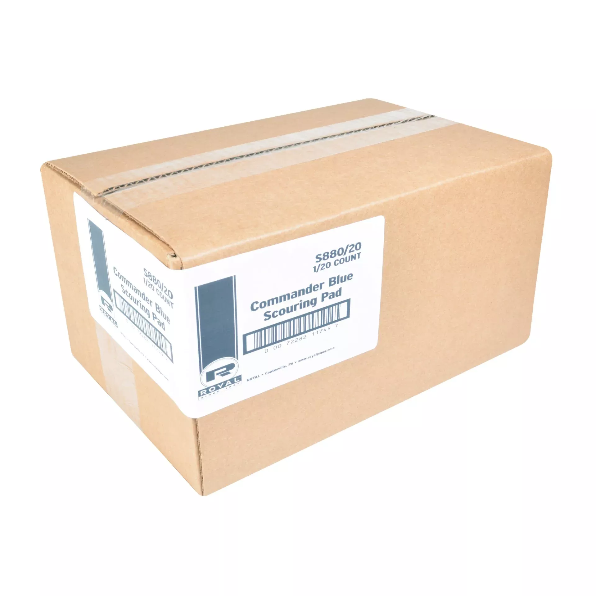 Amercare Royal Heavy Duty Green Scouring Pad Pkd 1/20 - 1 Per Case