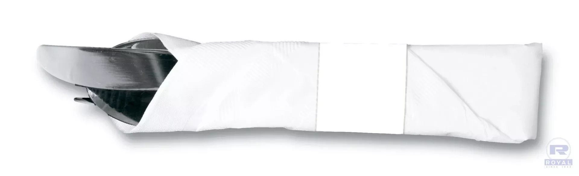 Amercare Royal White Napkin Bands Pkd 8/2500 - 8 Per Case
