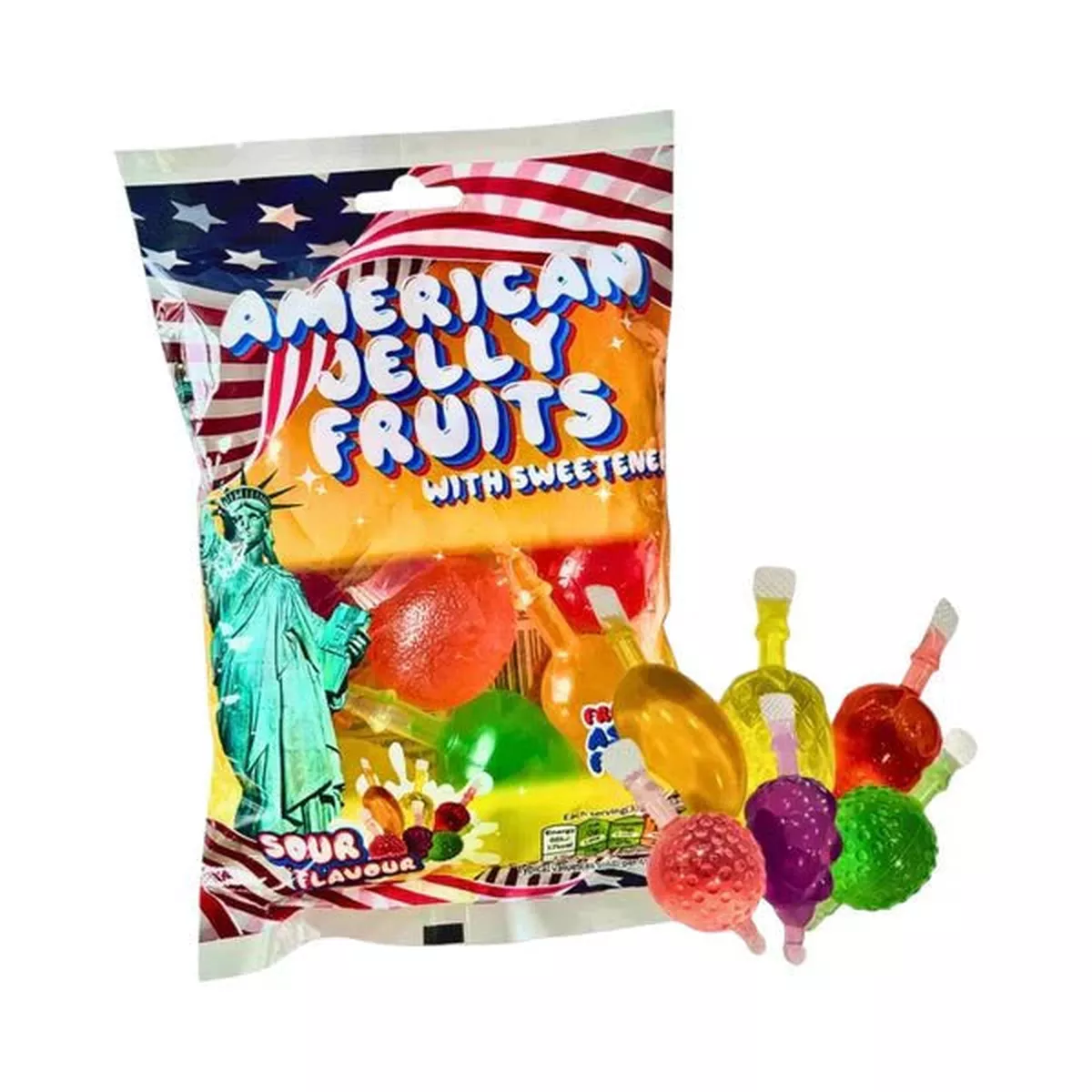 American Jelly Fruits Sour 280g