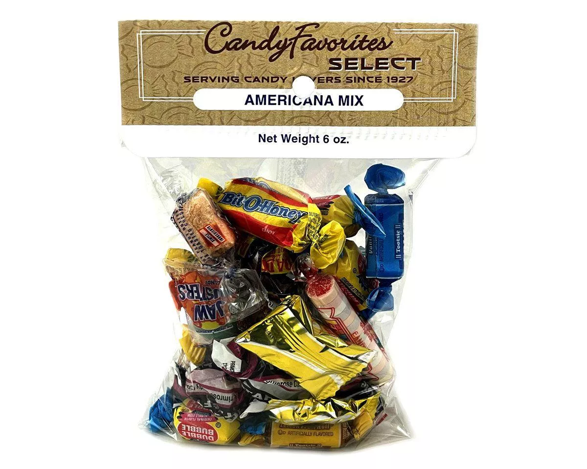 Americana Penny Candy Mix "Select Label" 5 oz. Peg Bags - 8 / Box