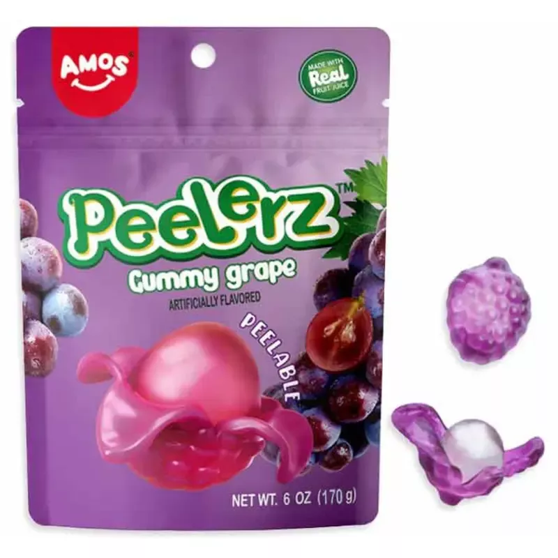 AMOS PEELERZ GUMMY GRAPE PEG BAG