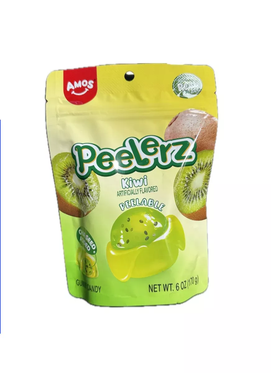Amos Peelerz Kiwi Gummy Candy – 170g