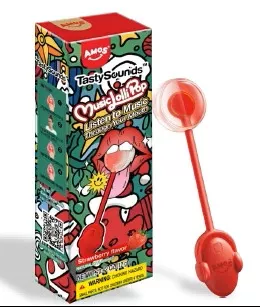 Amos Tasty Sounds Jingle Pops - 0.42 oz 24ct