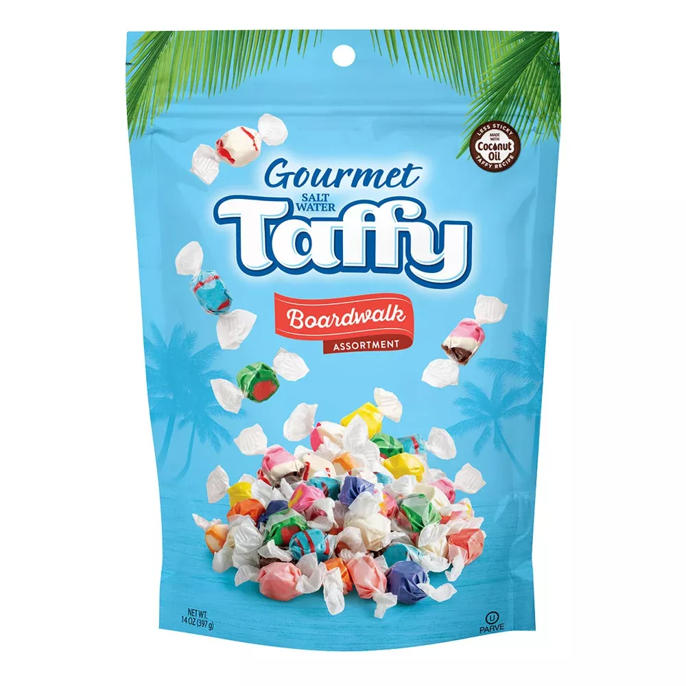 Anastasia Boardwalk Assortment Salt Water Taffy Pouch - 12 Count