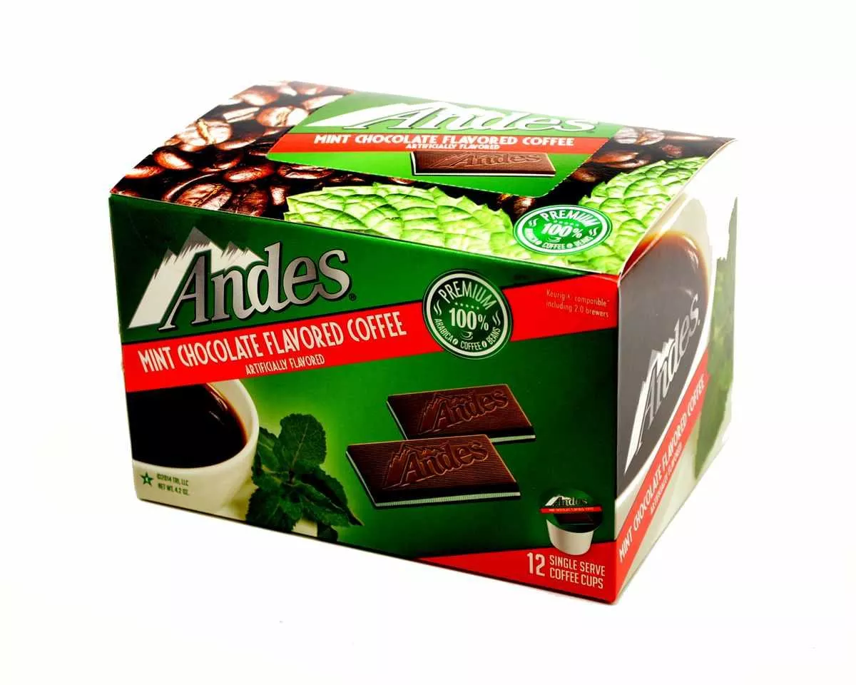 Andes Creme De Menthe Coffee Single Serve Pods - 12 / Box