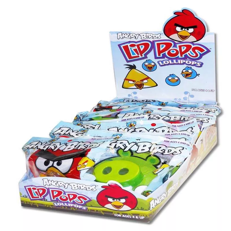 Angry Bird Lip Pops