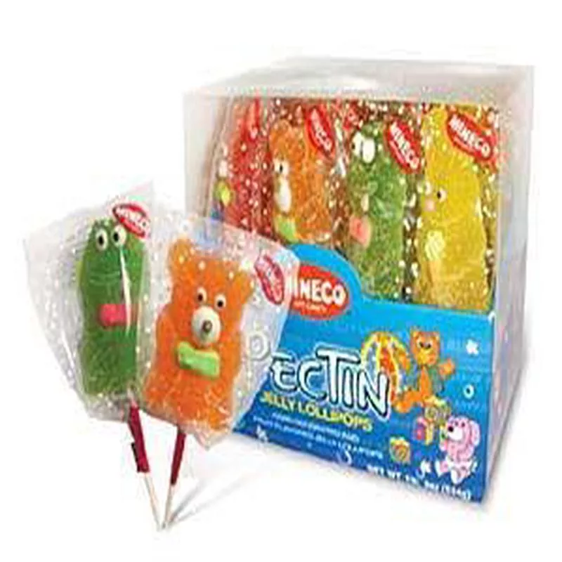 Animal Shaped Pectin Jelly Lollipops – Wrapped