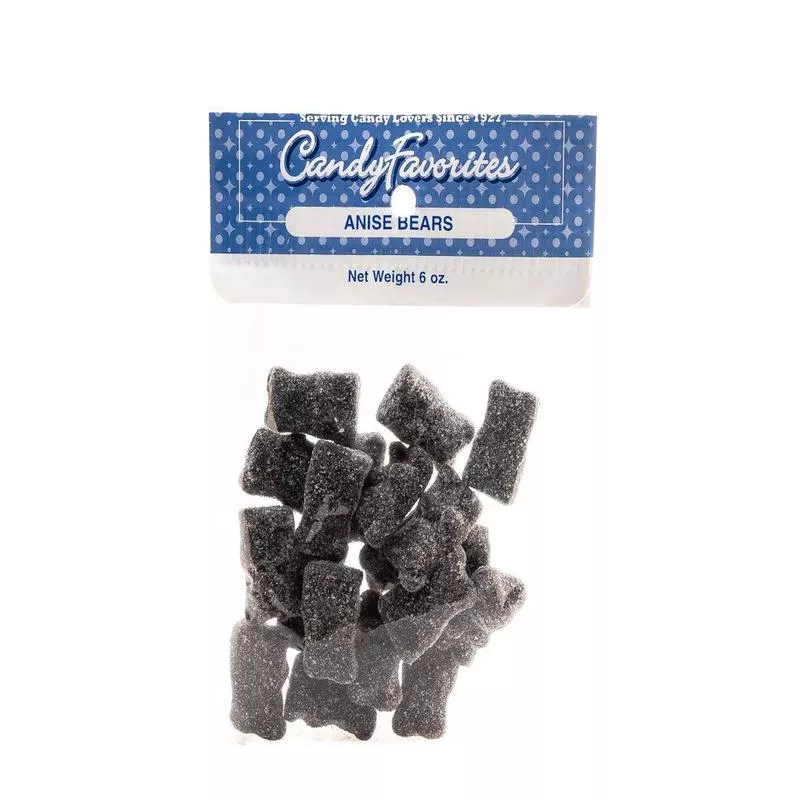 Anise Bears 6 Ounce Peg Bags