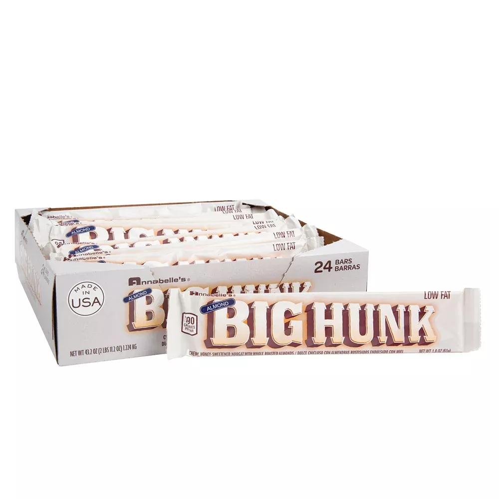 Annabelle Big Hunk Almond Candy Bars - 24 Count