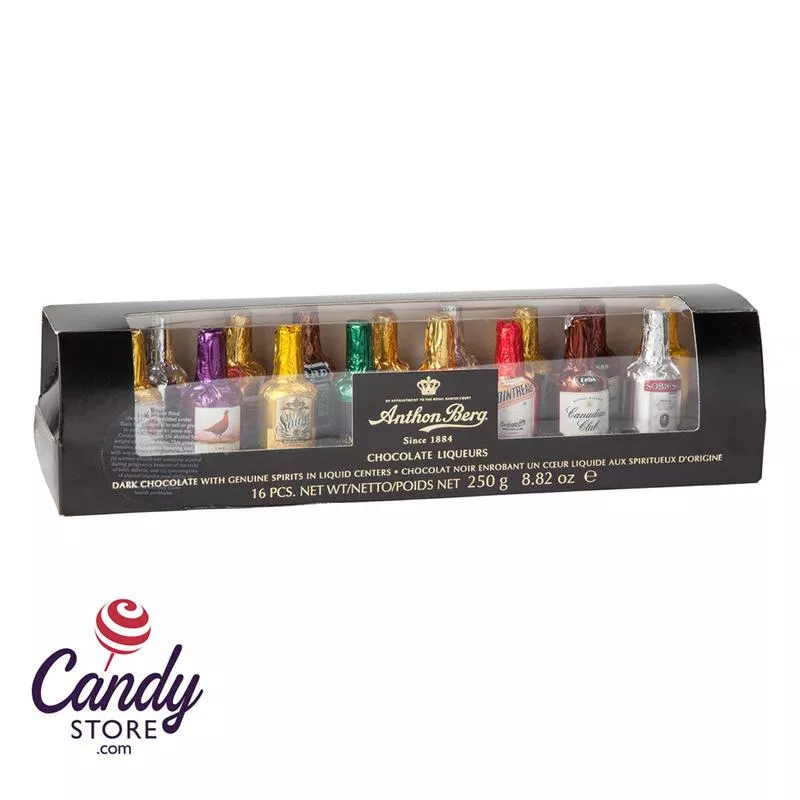 Anthon Berg Assorted Chocolate Liqueurs 16-Piece 8.8oz Box – 15ct