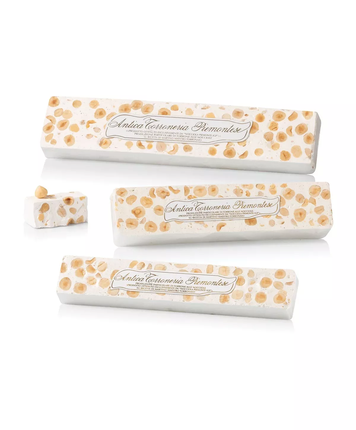 Antica Torroneria Piemontese Crunchy Torrone, Hazelnuts, 14.10 oz | 400g
