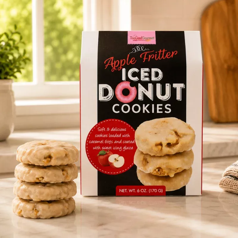 Apple Fritter Donut Cookies
