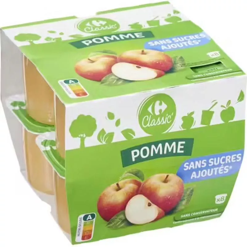 applesauce dess witht added sugar 8x100g (#115021)