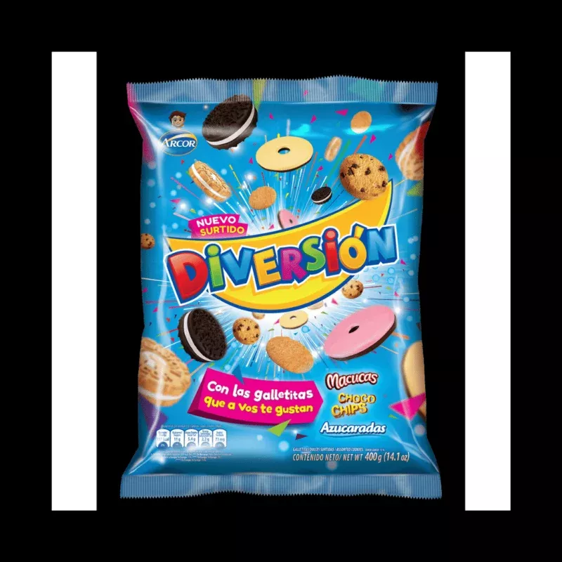 Arcor Diversion Classic Cookies (Argentina) 390g