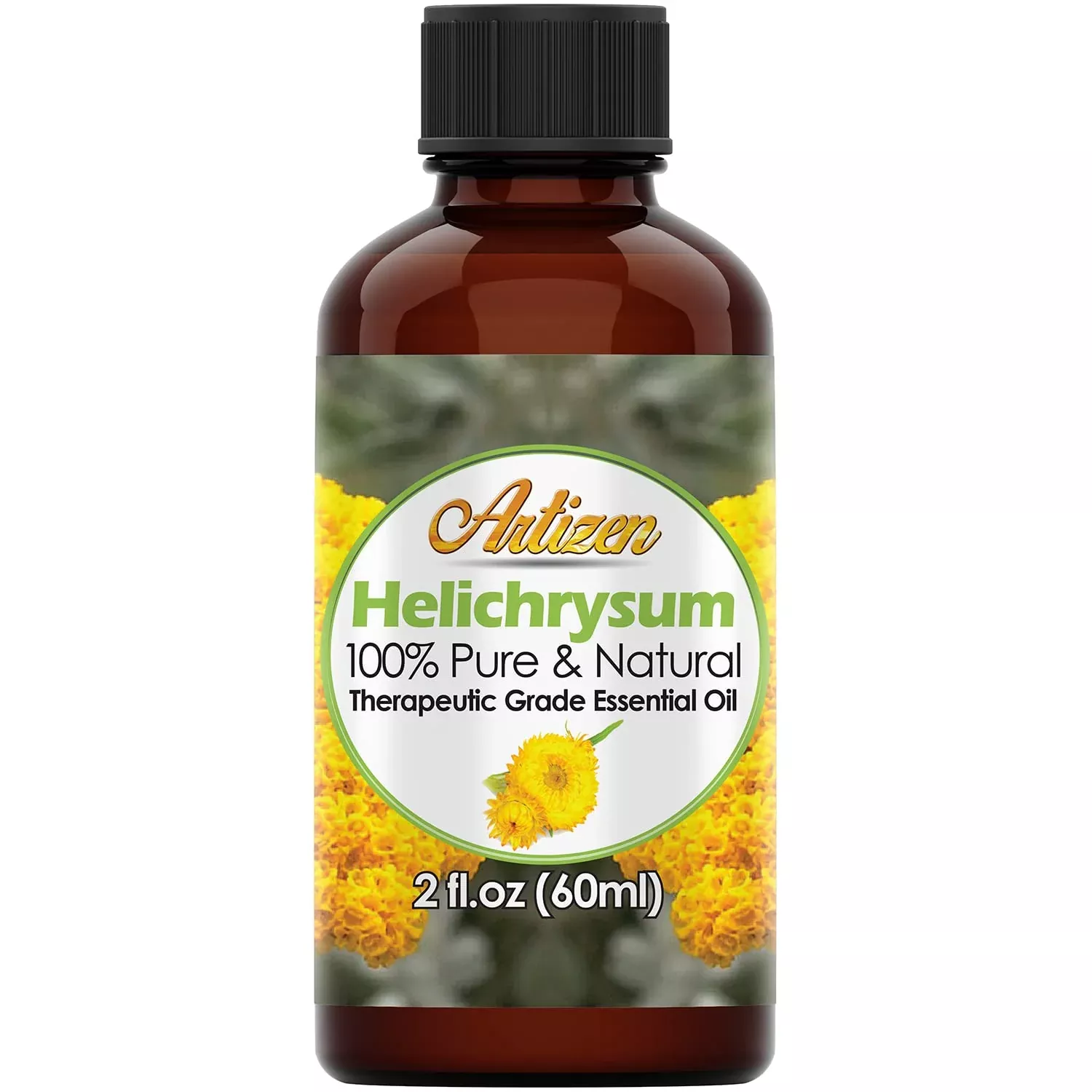 Artizen 2Oz Oils - Helichrysum Essential Oil - 2 Fluid Ounces