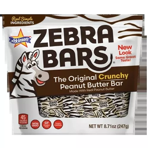Atkinsons Zebra Bars 8.71 oz. Bag
