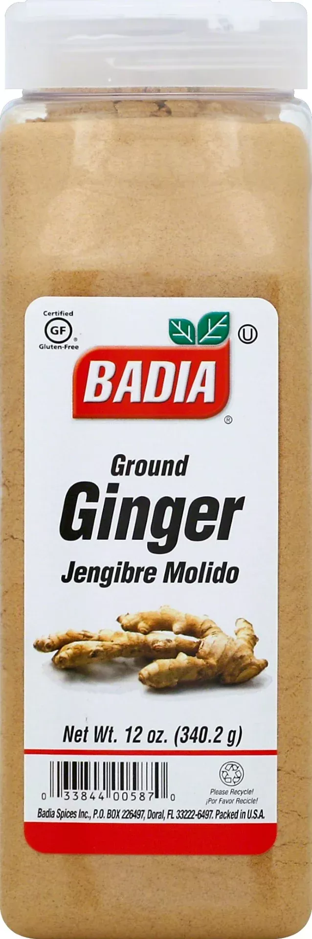 Badia Spices Badia Ground Ginger 12 Ounce Size - 6 Per Case