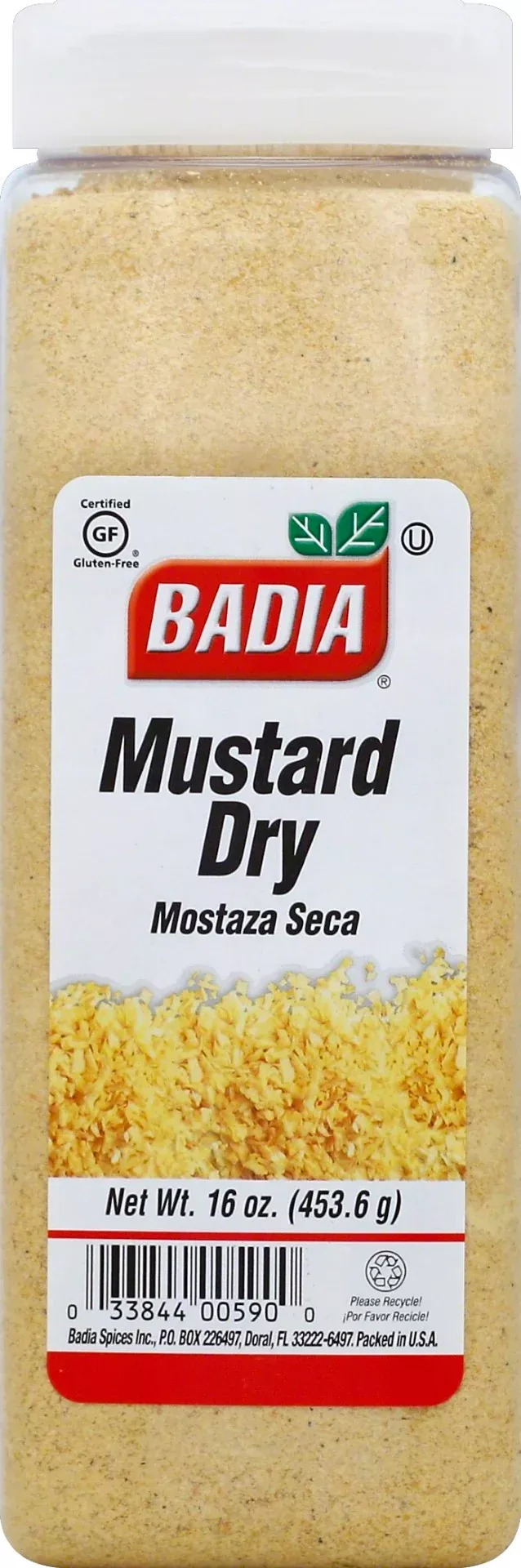 Badia Spices Badia Mustard Dry 16 Ounce Size - 6 Per Case