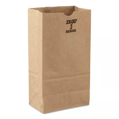 Bag Paper Brown 3# 110030 oz 500 Per Bundle