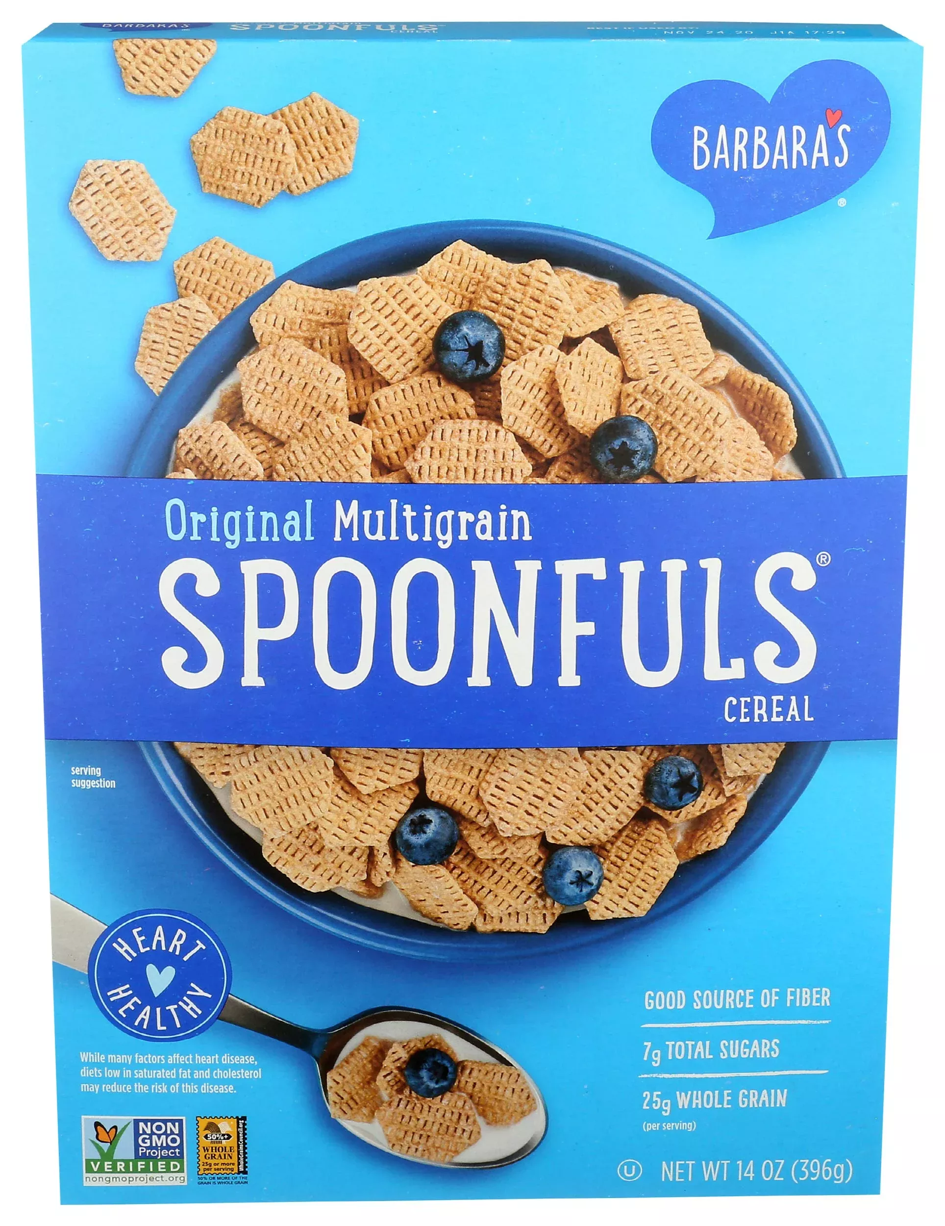 Barbara'S Bakery Multigrain Spoonfuls Cereal, Original, 14 Ounce