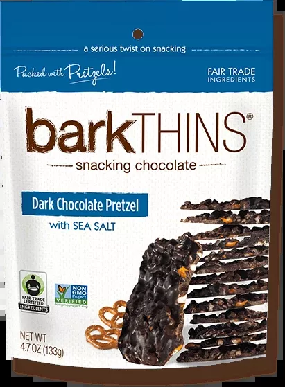 barkTHINS, Dark Chocolate Pretzel with Sea Salt, 4.7 oz
