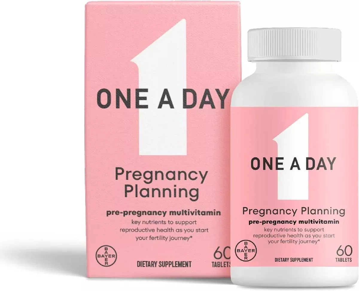 Bayer One-a-day Preconception 60 Count Bottles - Case of 24