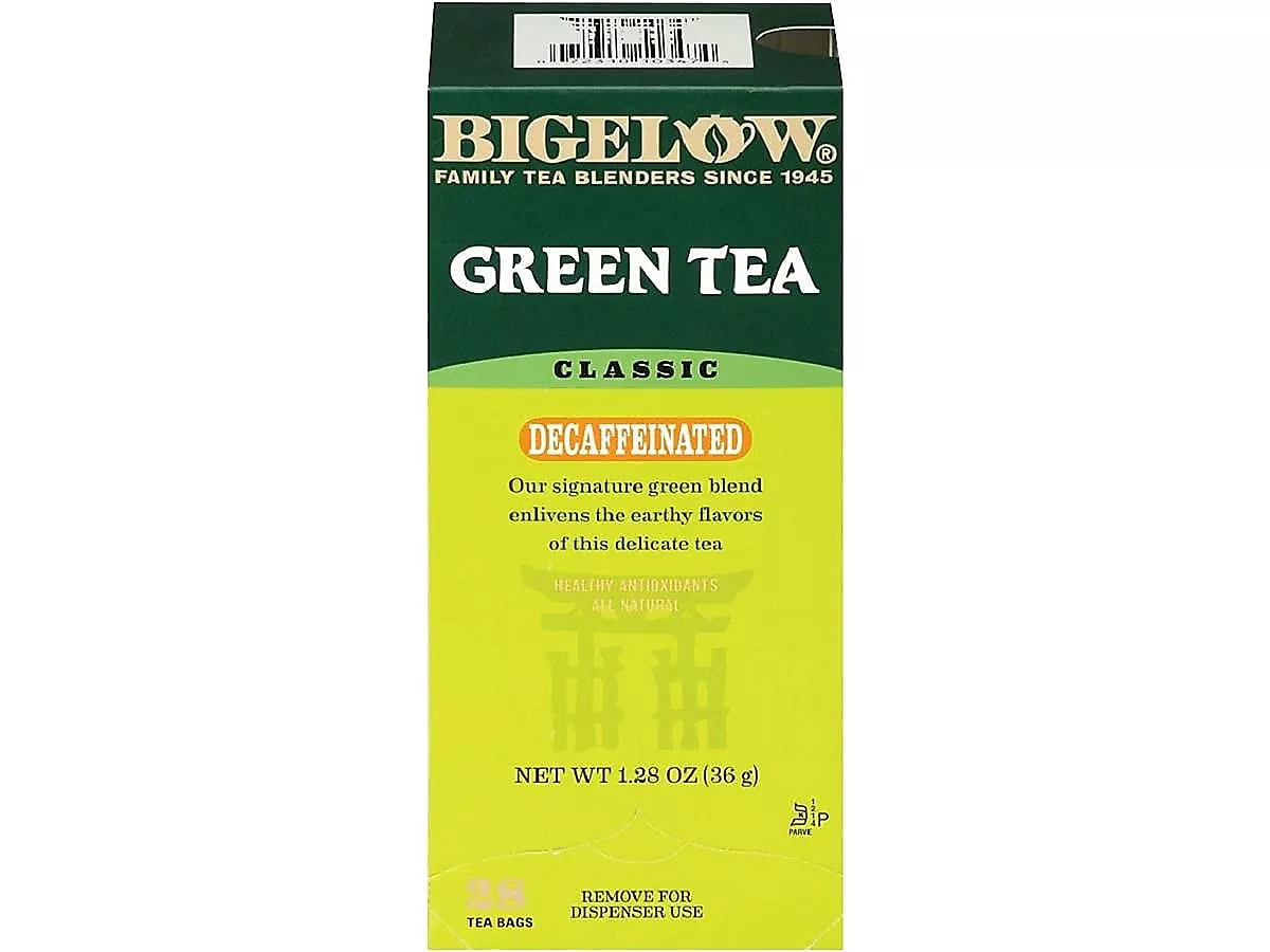 Bigelow Decaffeinated Green Tea 28-Count Box (Pack Of 1)