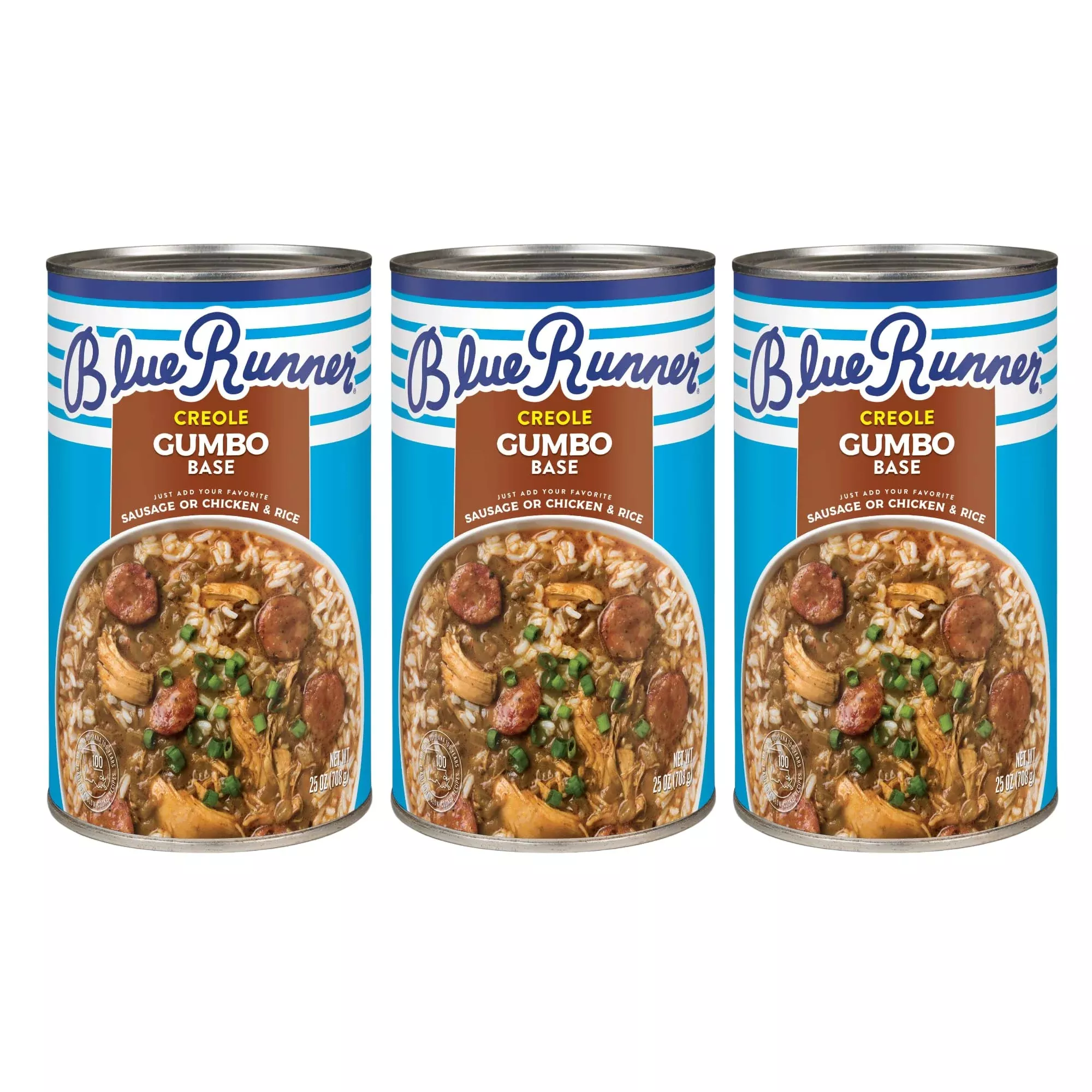 Blue Runner Chicken Gumbo, Net Wt 25 Oz ( Pack Of 3)