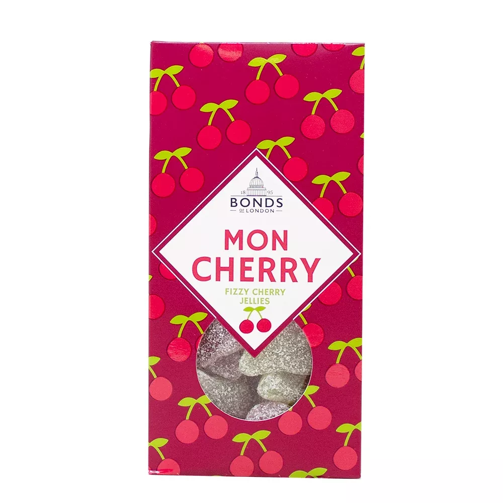 Bonds Mon Cherry Fizzy Cherry Jellies (UK) - 140g