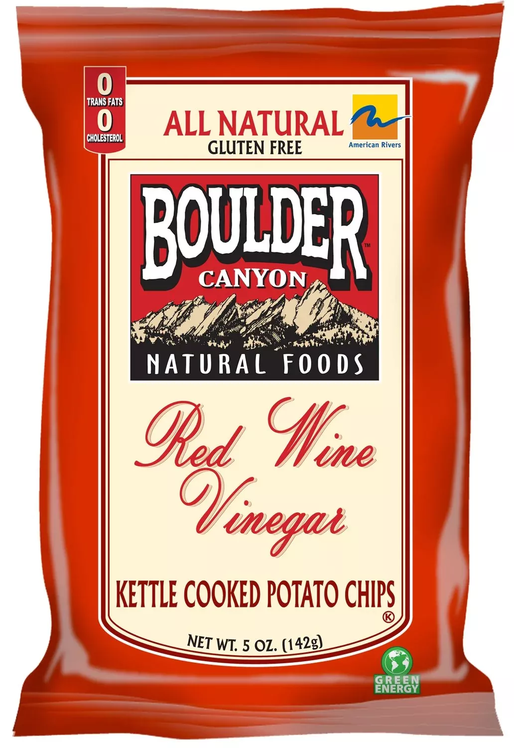 Boulder Canyon Totally Natural Potato Chips 5.0Oz, (Pack Of 12)