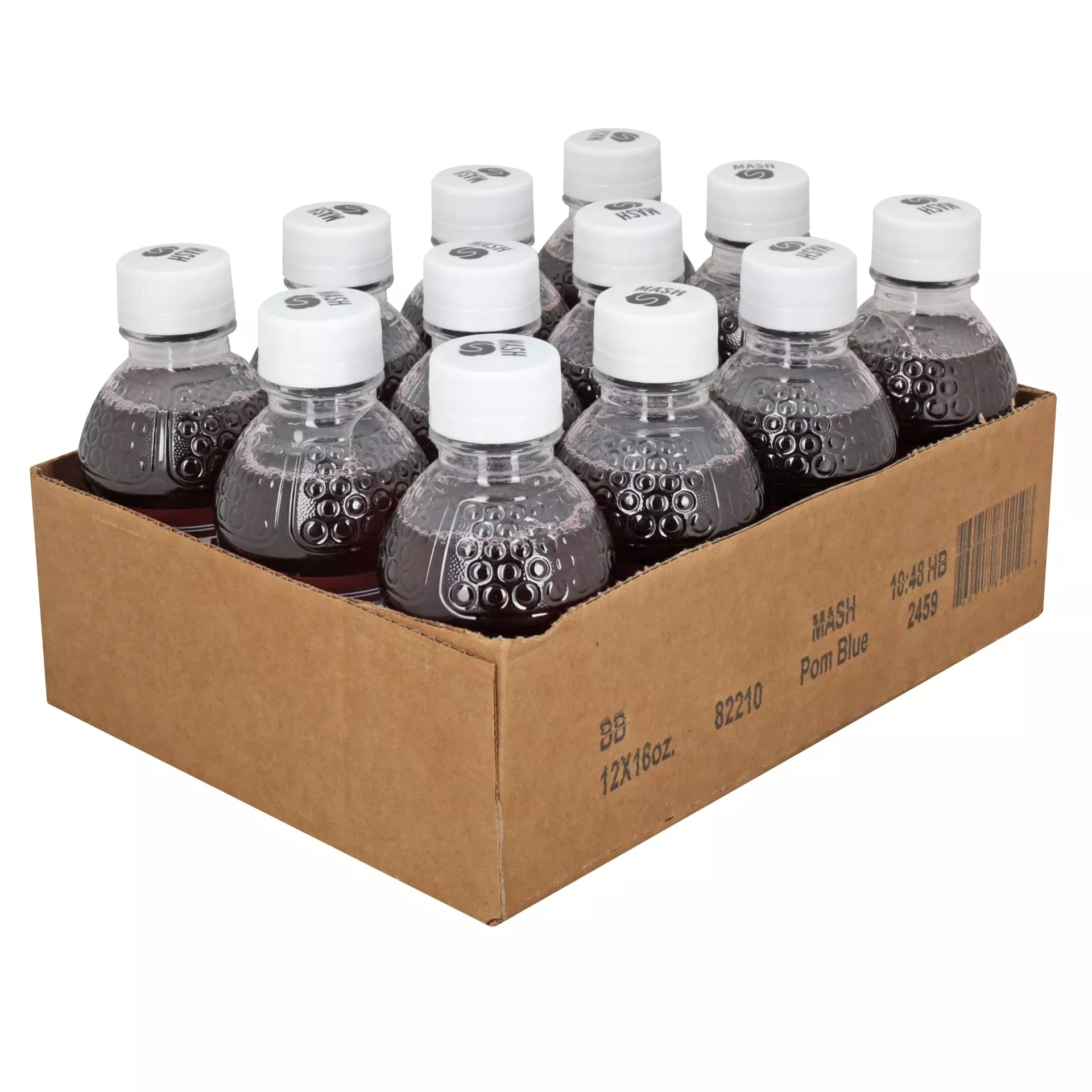 Boylan Bottling Mash Pomegranate Blueberry Case 16 Fluid Ounce - 12 Per Case