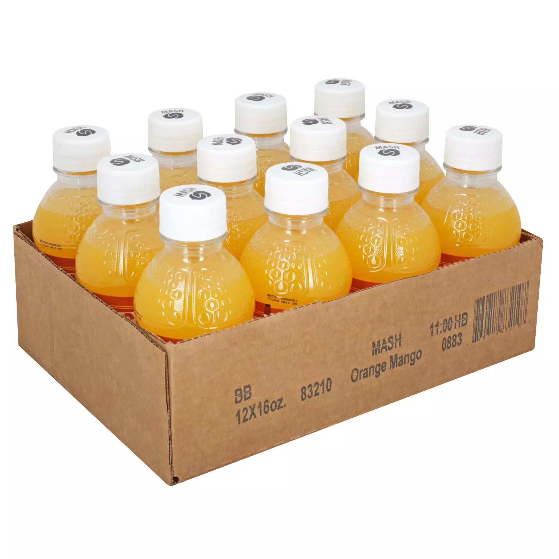 Boylan Bottling Mash Ripe Mango Blood Orange Case 16 Fluid Ounce - 12 Per Case