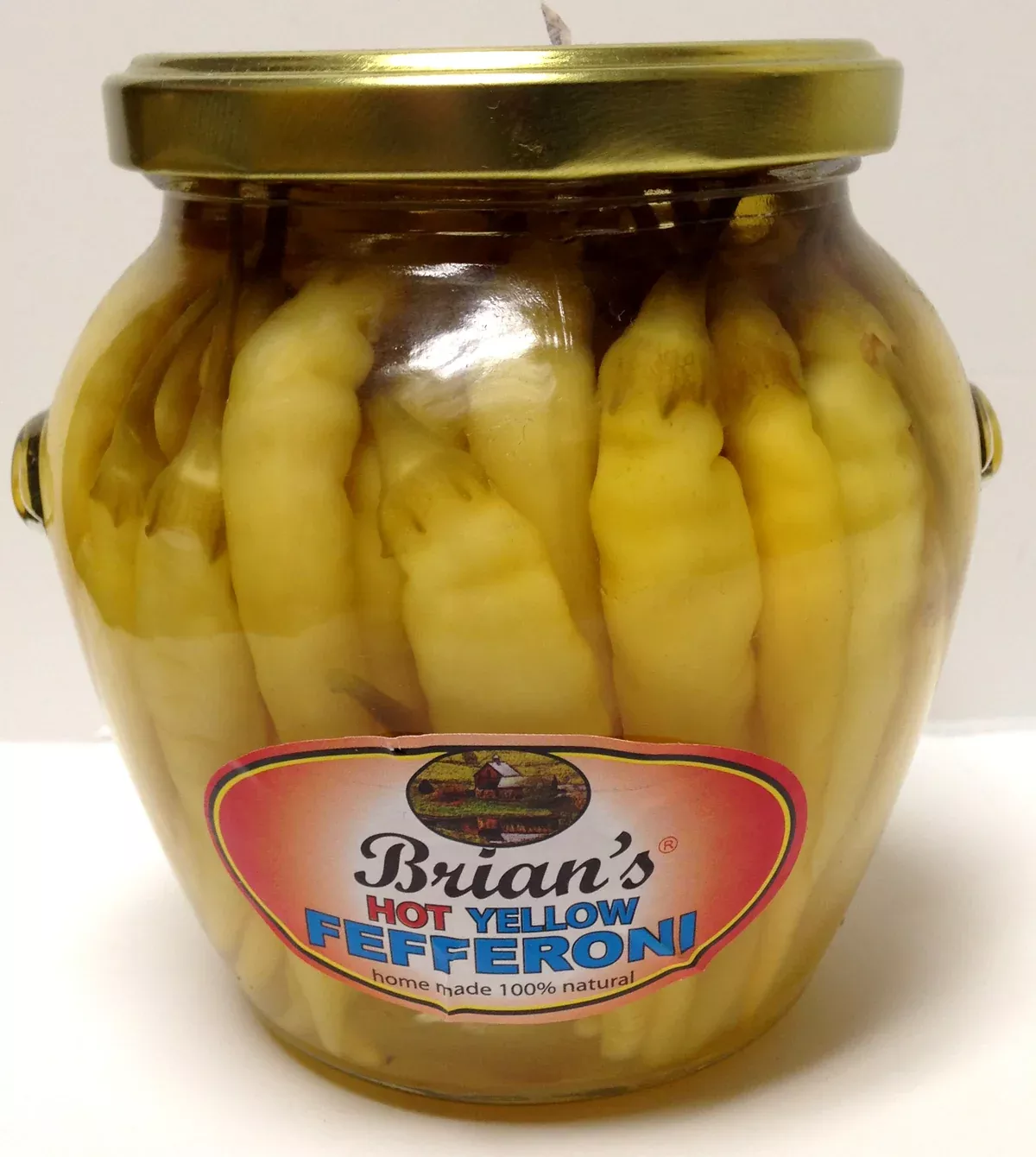 Brian's Hot Yellow Fefferoni, 550g