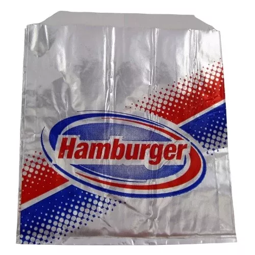 Brown Paper Goods Laminated Foil Hamburger Bags - 1000ct
