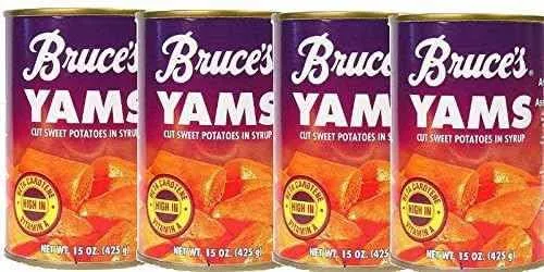 Bruce'S Yams Sweet Potatoes In Syrup 15Oz Cans (4 Pack)