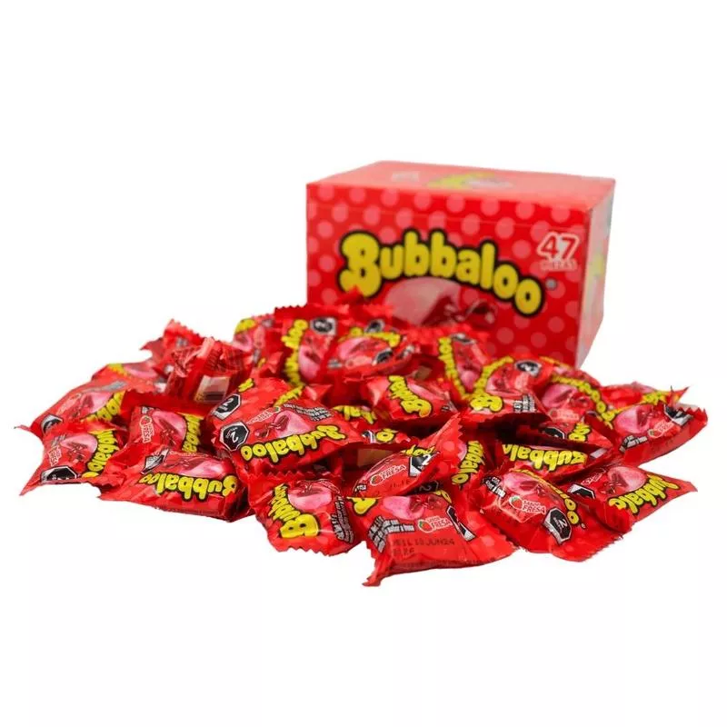 Bubbaloo Strawberry Liquid Filled Bubblegum - 47ct