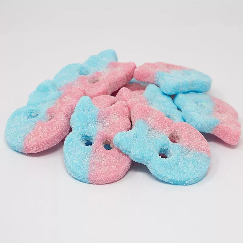 Bubs Dizzy Sour Bubblegum Skulls Candy (Sweden) - 10 Pieces