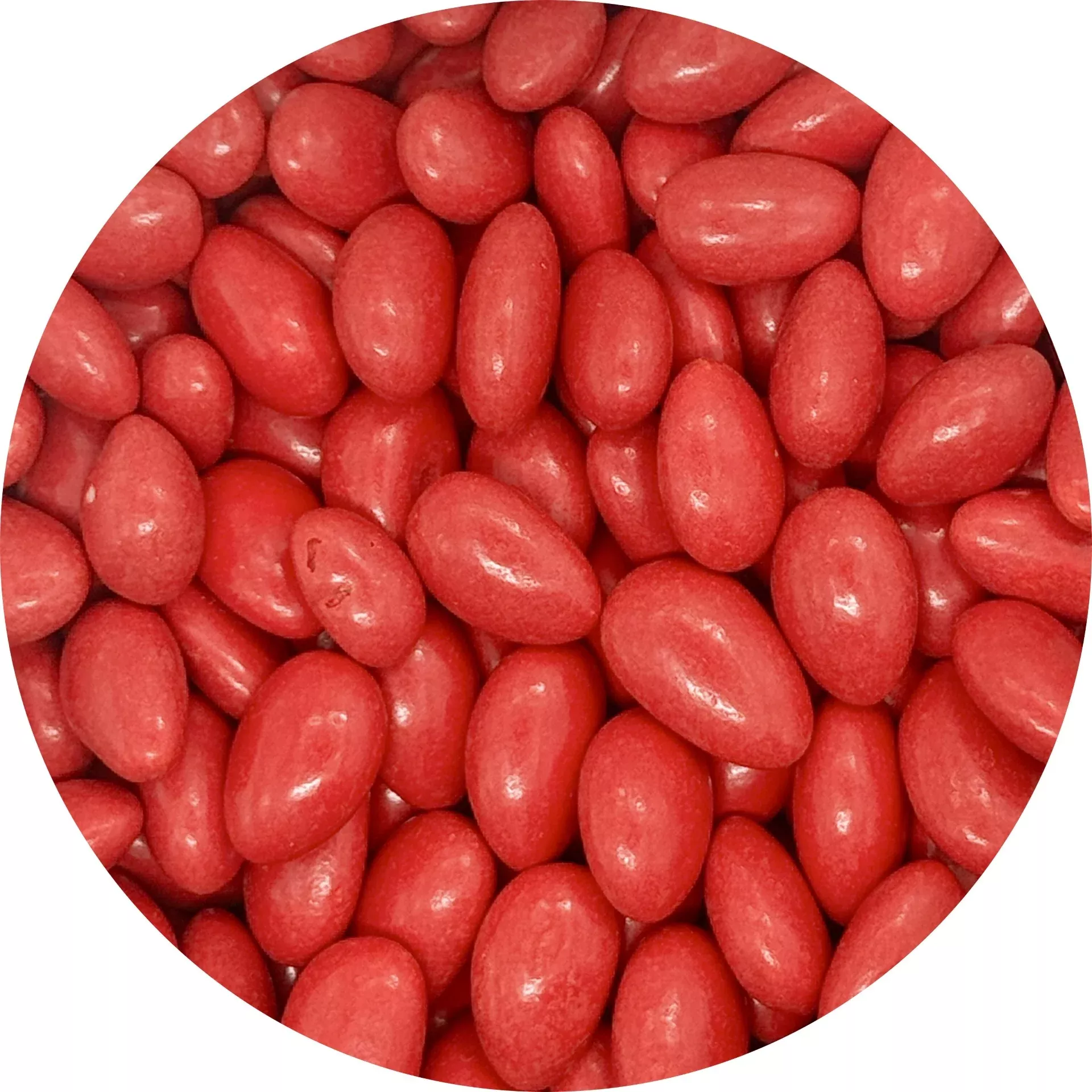 Bulk Jordan Almond Red 5Lb