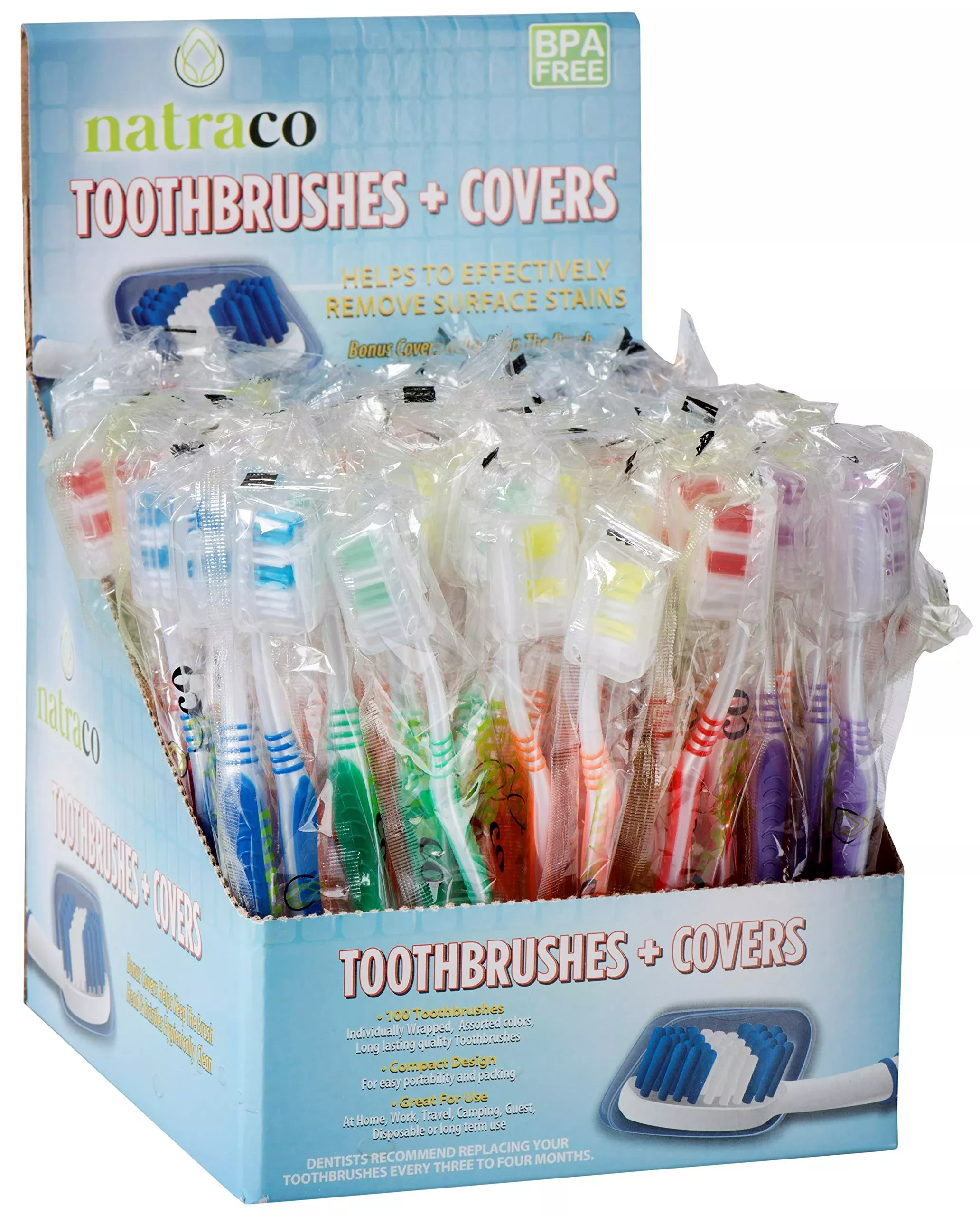 Bulk Toothbrush Pack With Hygienic Covers Premium Quality Individually