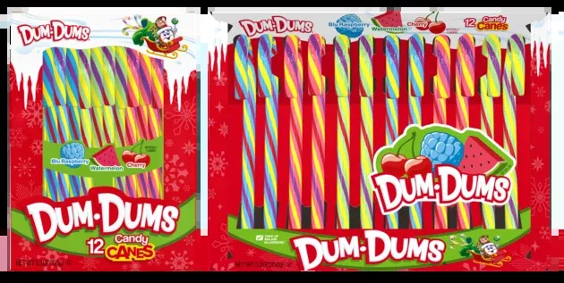 C* Spangler Dum Candy Canes Tray 5.3 oz